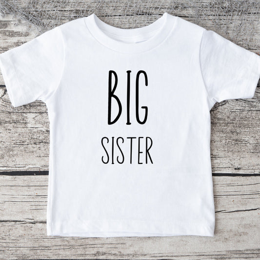 Big Sister Baby Onesie | Custom Kids Tshirt | Family Onesie