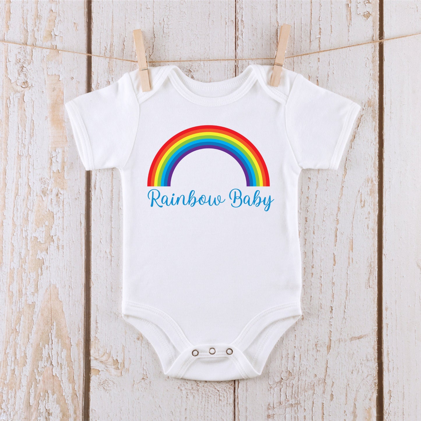 Rainbow Baby Primary Colors Onesie® Kids Tshirt Baby Bodysuit Custom