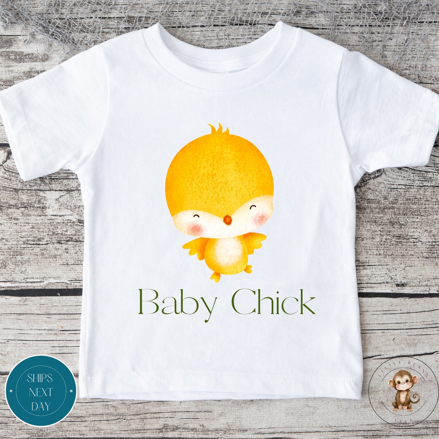 Baby Chick Cute Baby Onesie®| Custom  Kids Tshirt | Baby Bodysuit | Easter Onesie