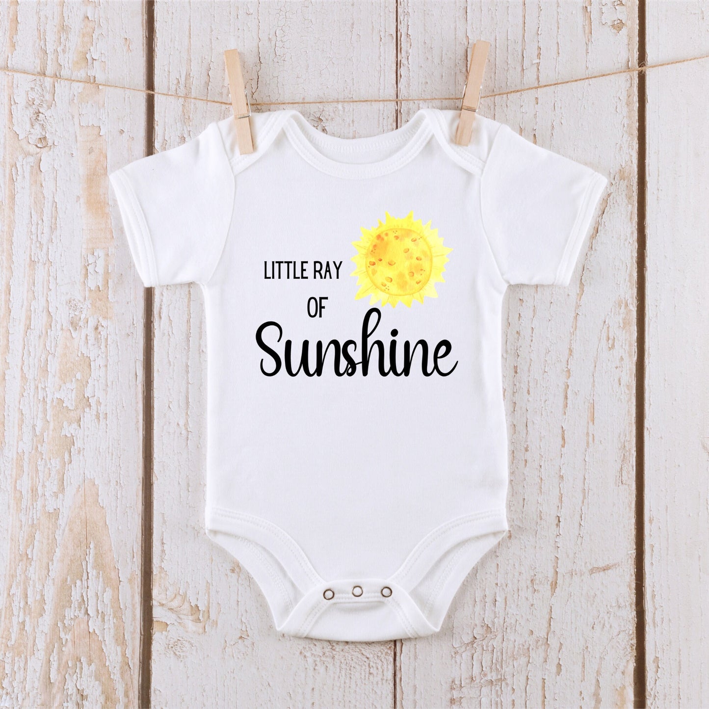 Little Ray of Sunshine Baby Onesie® | Custom Kids Tshirt | Baby Bodysuit | New Baby Gift