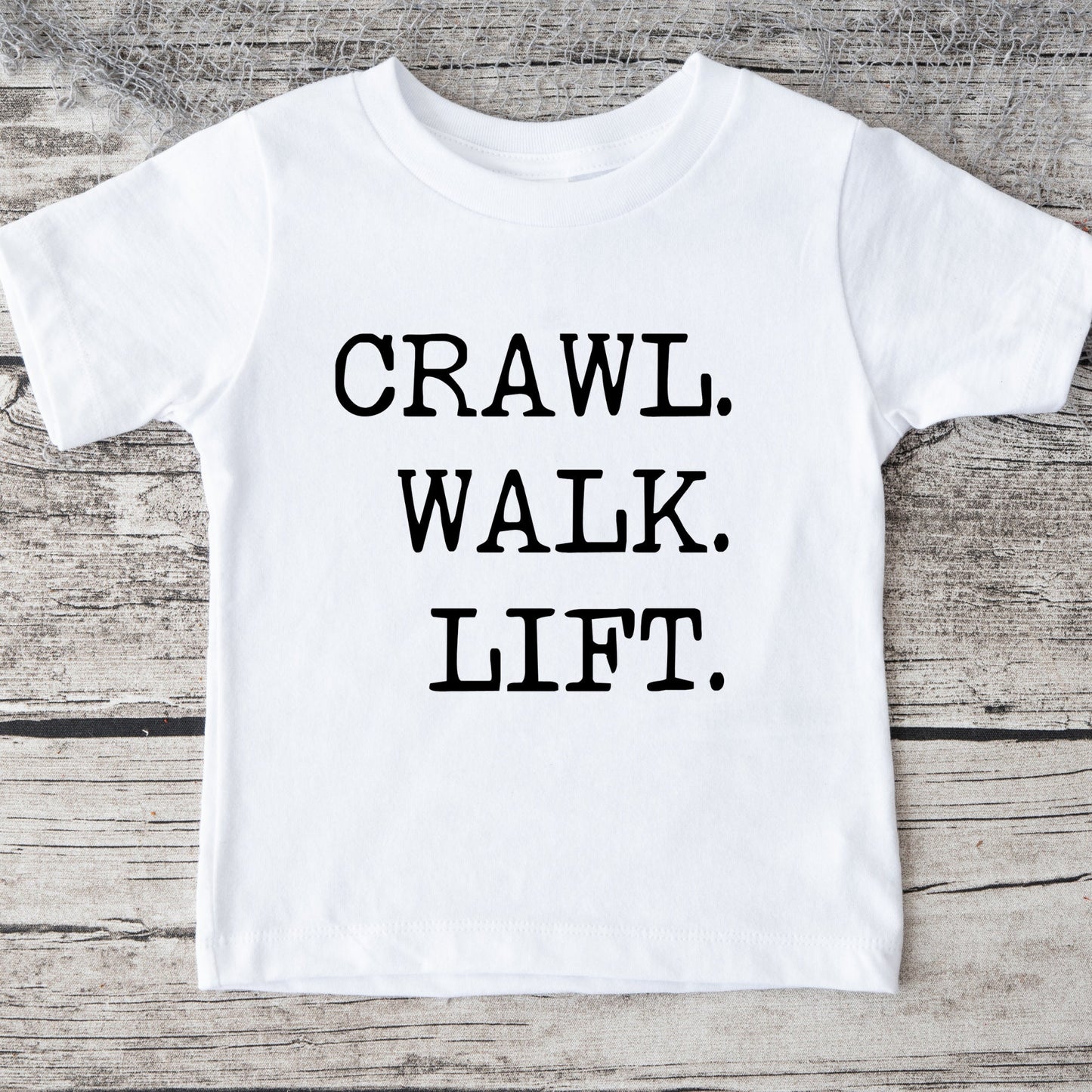 Crawl Walk Lift Onesie | Lift Baby Onesie | Cute Gym Bodysuit | Sports Onesie