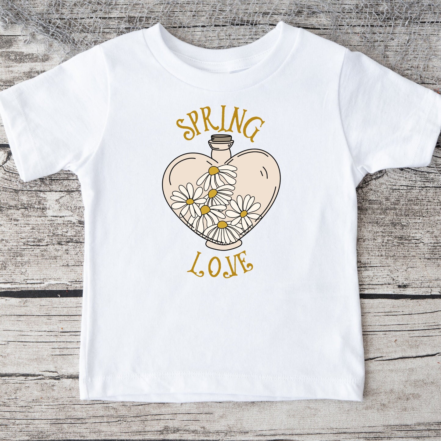 Spring Love Daisies Onesie | Custom Baby Onesie | Spring Love Custom Tshirt |  Springtime Collection