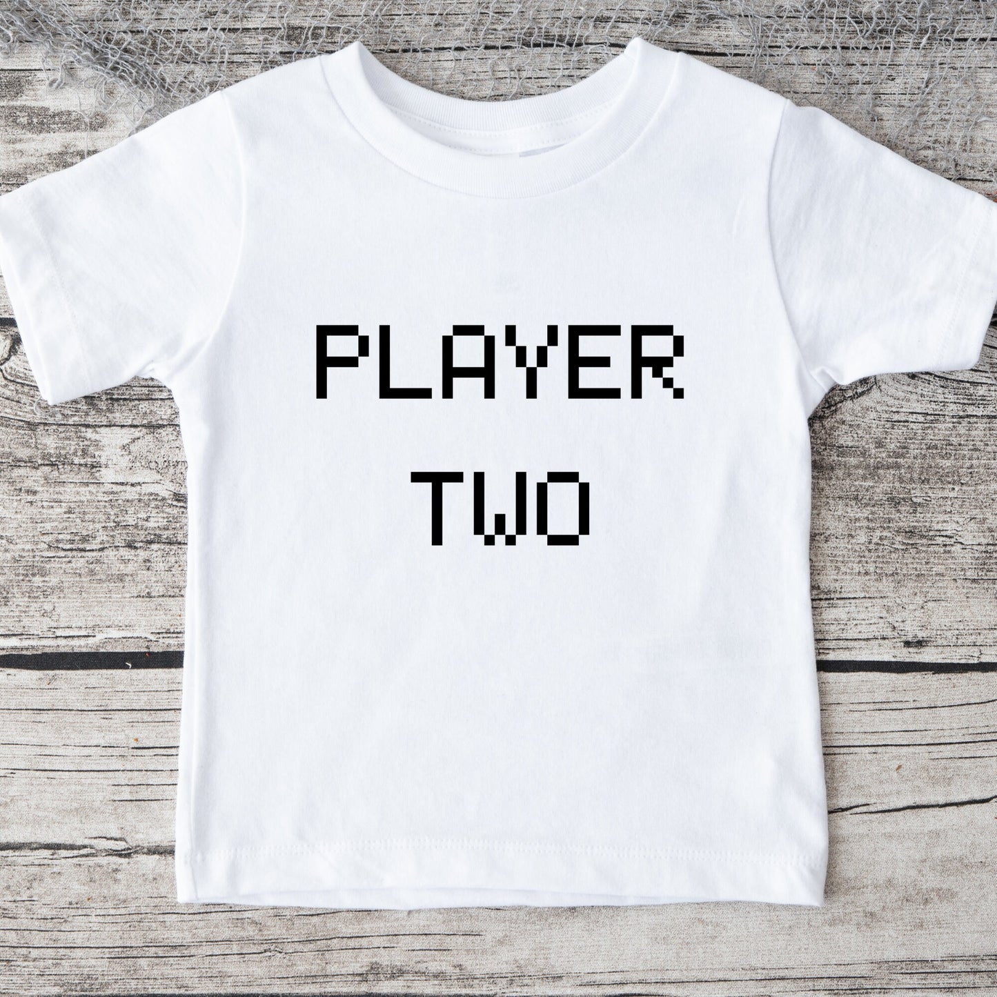 Player Two - Custom Onesie®  - Kids Tshirt - Baby Bodysuit - Reveal Gaming