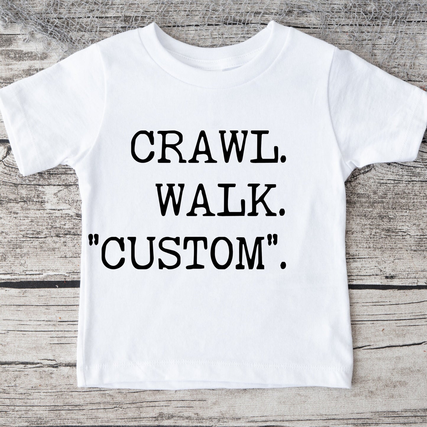 Crawl Walk CUSTOM Onesie | CUSTOM Baby Onesie | Cute Custom Bodysuit | Adventure Onesie