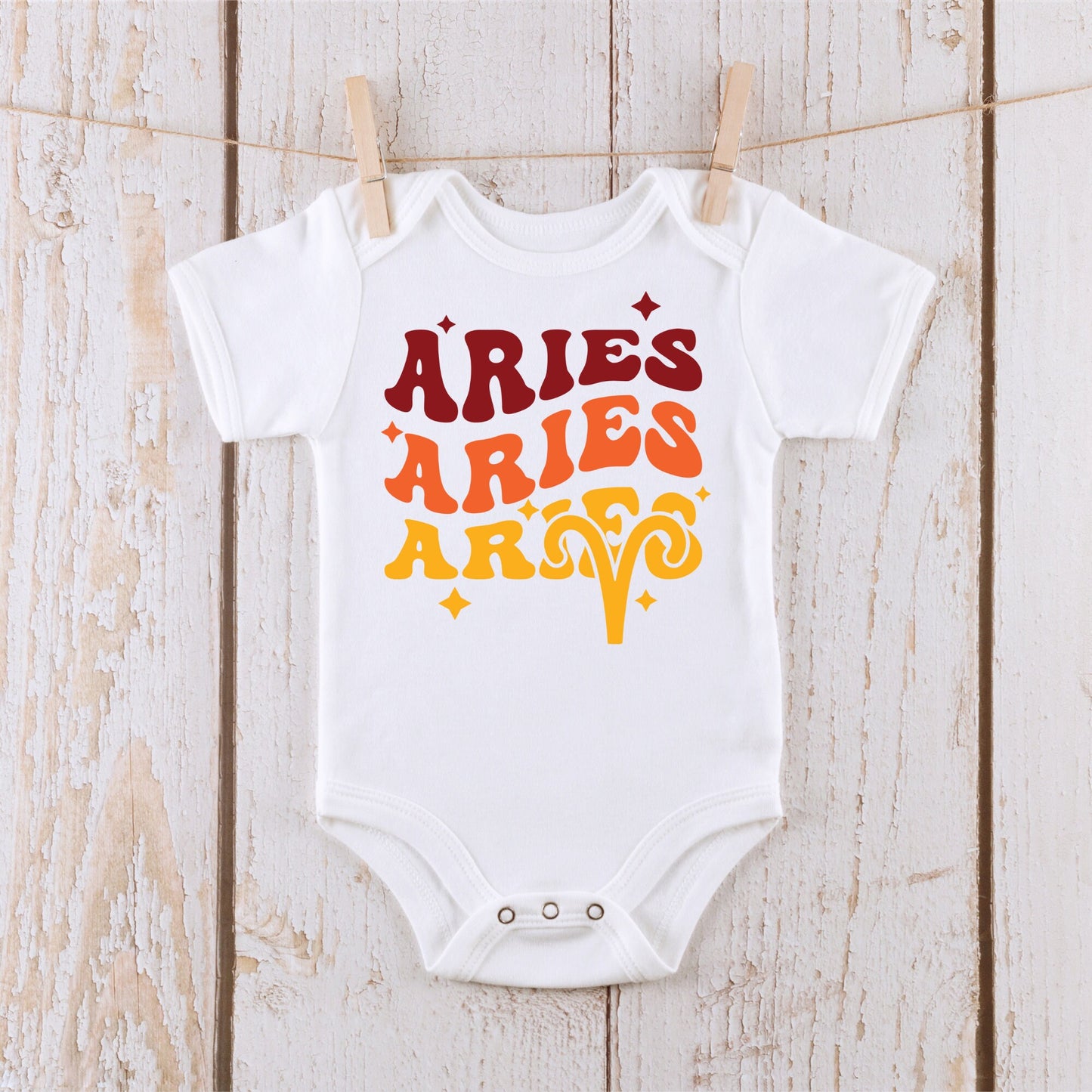 Aries Onesie | Custom Kids Aries Tshirt | Zodiac Onesie | Astrological Onesie