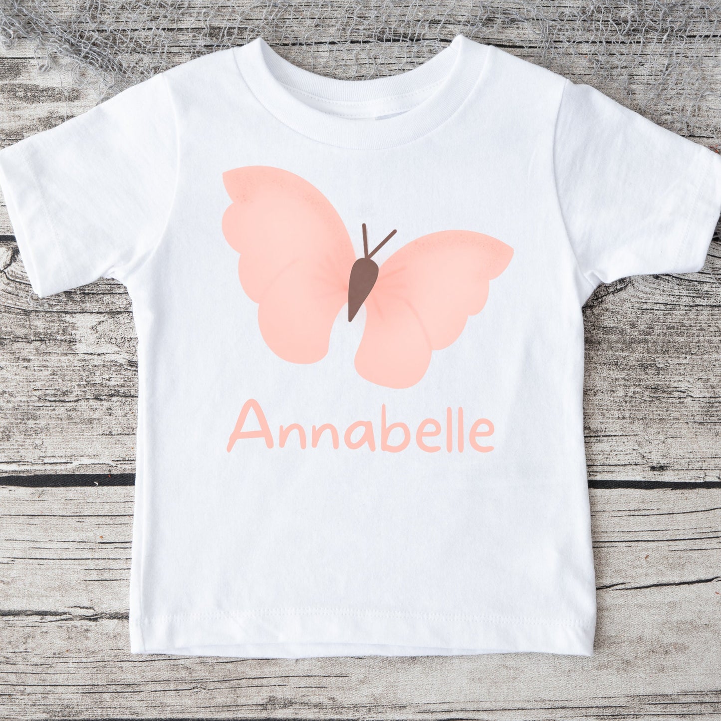 Sweet Butterfly Personalized Onesie | Name Baby Onesie | Personalized Butterfly Tshirt |  Springtime Collection