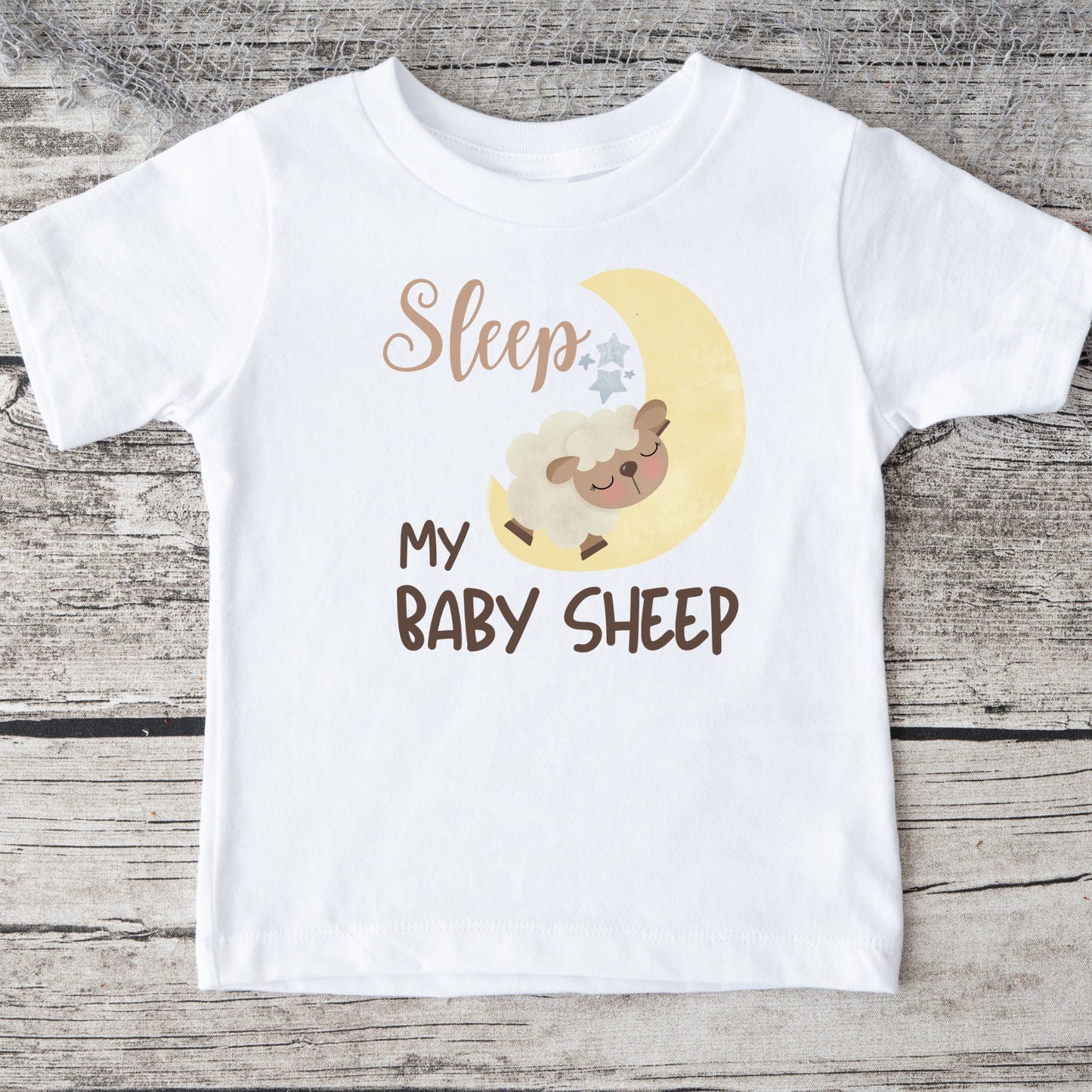 Sleep Baby Sheep Onesie | Custom Baby Onesie | Sheep Custom Tshirt |  Springtime Collection