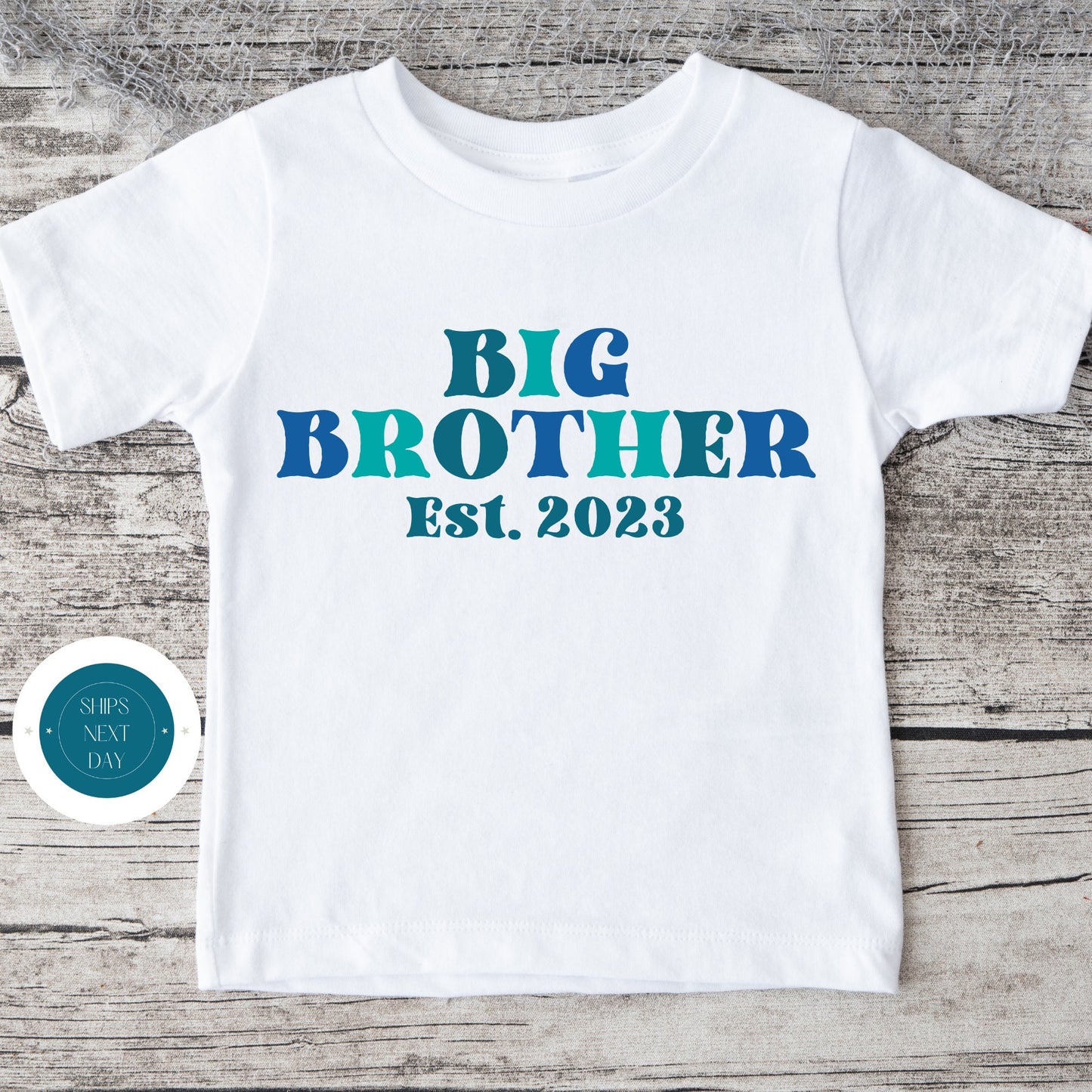 Big Brother Retro Kids Onesie | Custom Kids Onesie | Groovy Big Brother Bodysuit