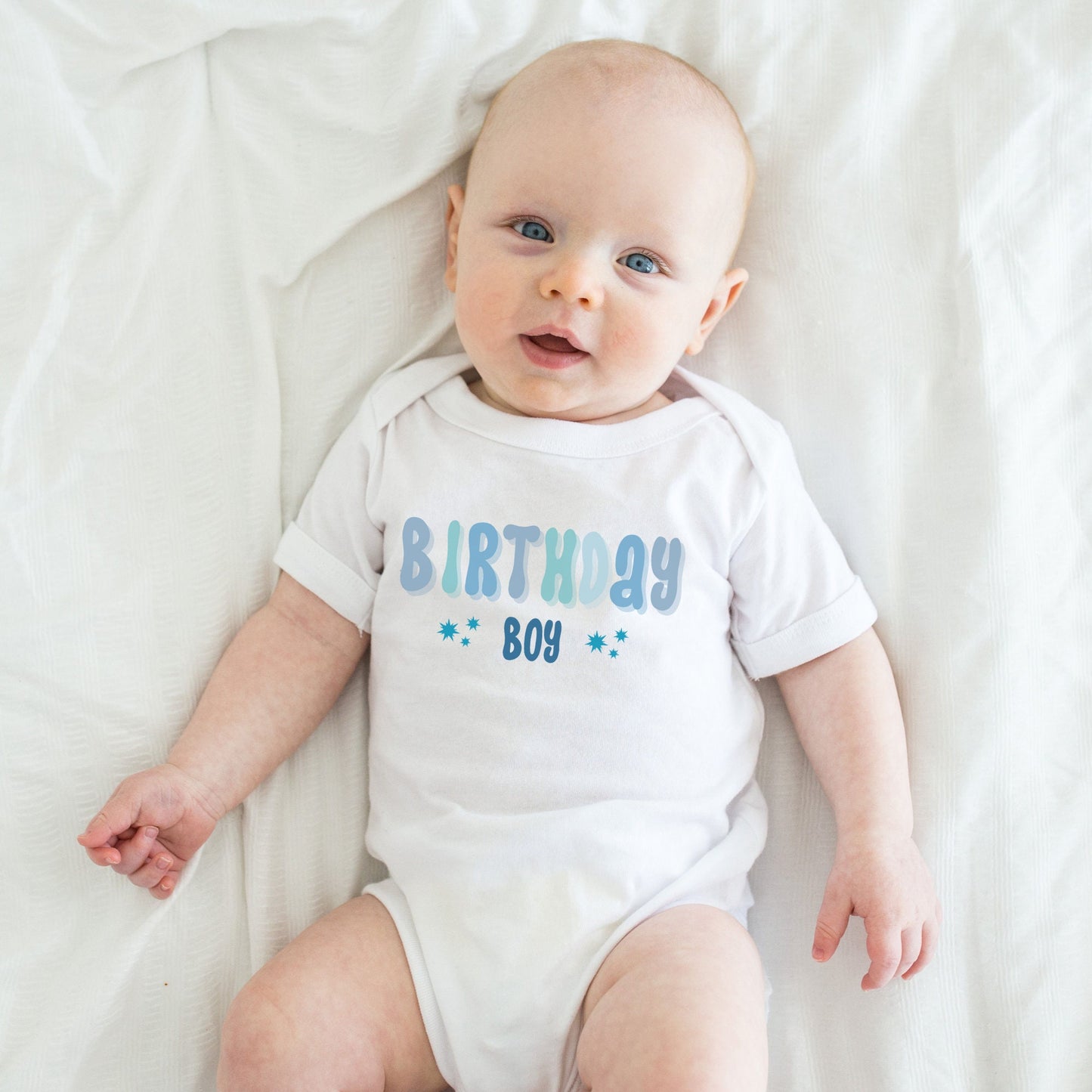 Birthday Boy Personalized Name Kids Onesie | Custom Kids Onesie | Birthday Boys Bodysuit