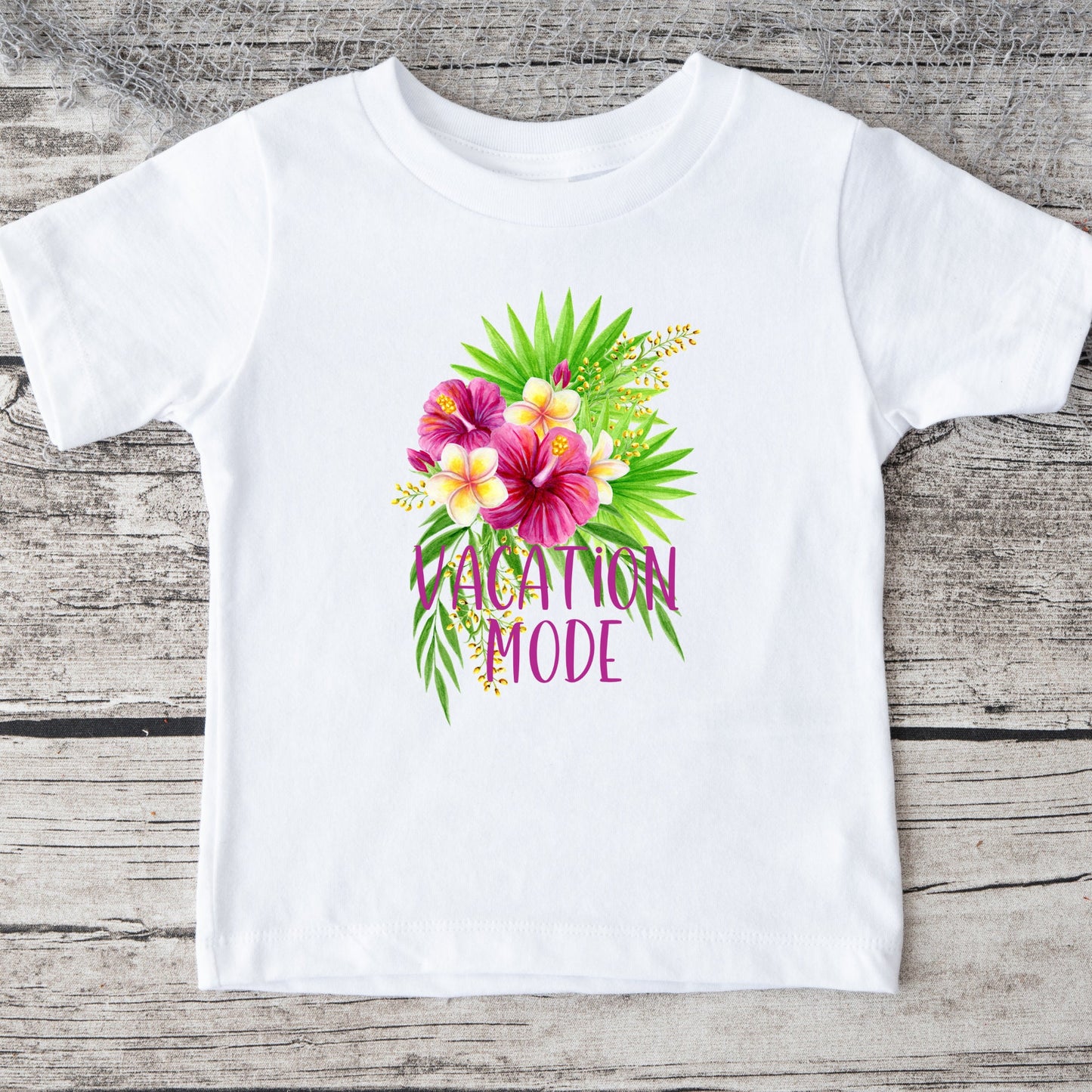 Hawaii Floral Onesie | Custom Kids Tshirt | Vacation Onesie | Vacation Tshirt