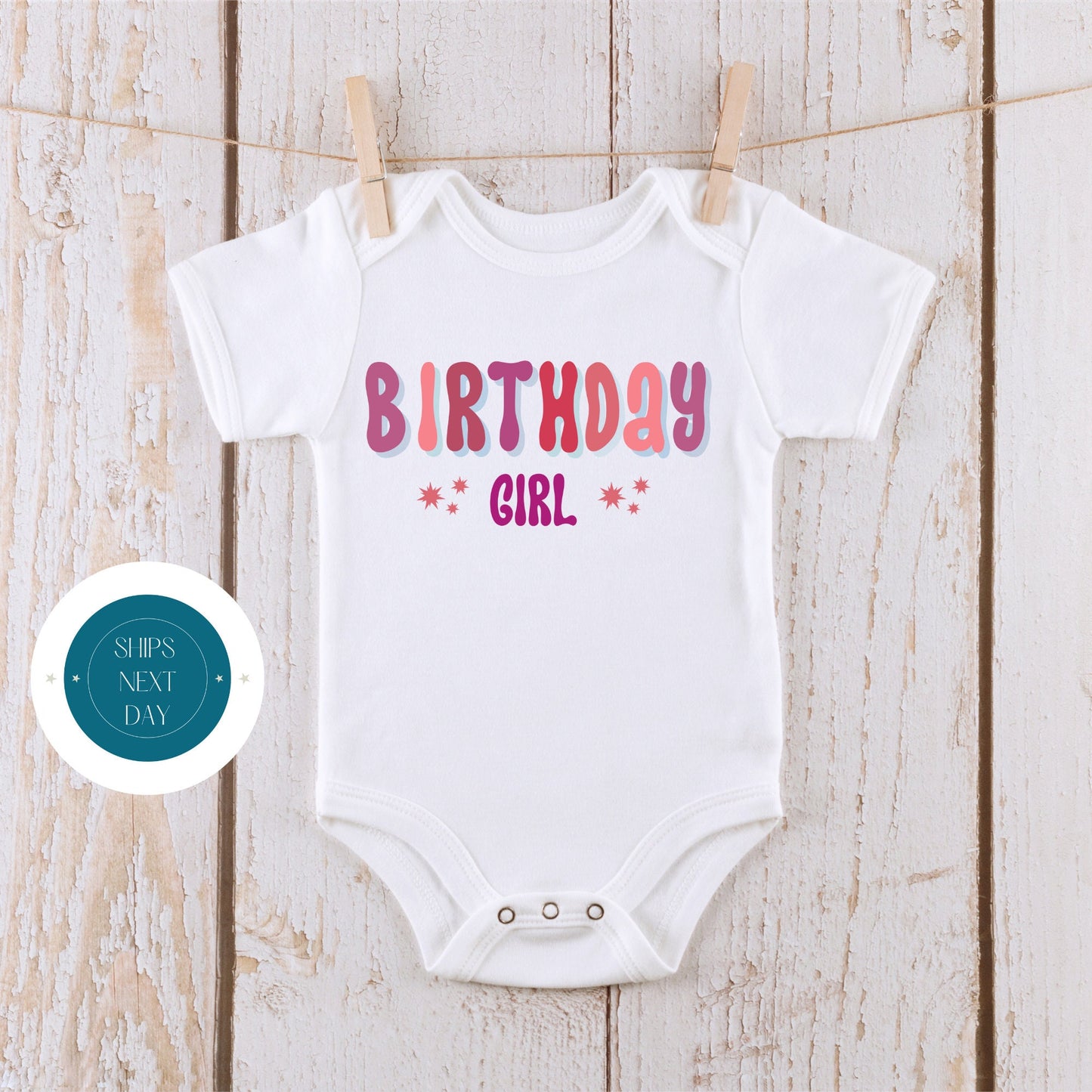 Birthday Girl Kids Onesie | Custom Kids Onesie | Birthday Girls Bodysuit