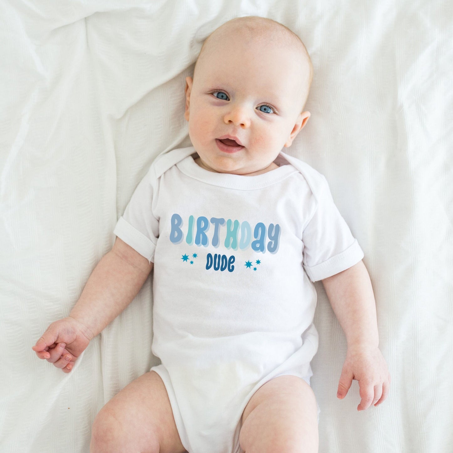 Birthday Dude Kids Onesie | Custom Kids Onesie | Birthday Boys Bodysuit