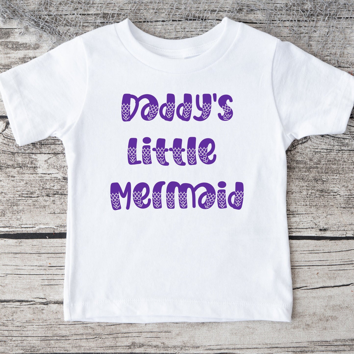 Daddys Mermaid Kids Tshirt | Custom Kids Tshirt | Under the Sea Tshirt