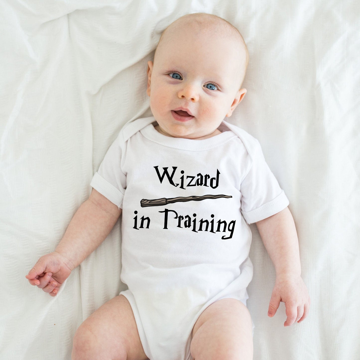 Wizard in Training Baby Onesie | Cute Baby Onesie | Custom T Shirt | Harry Potter Onesie