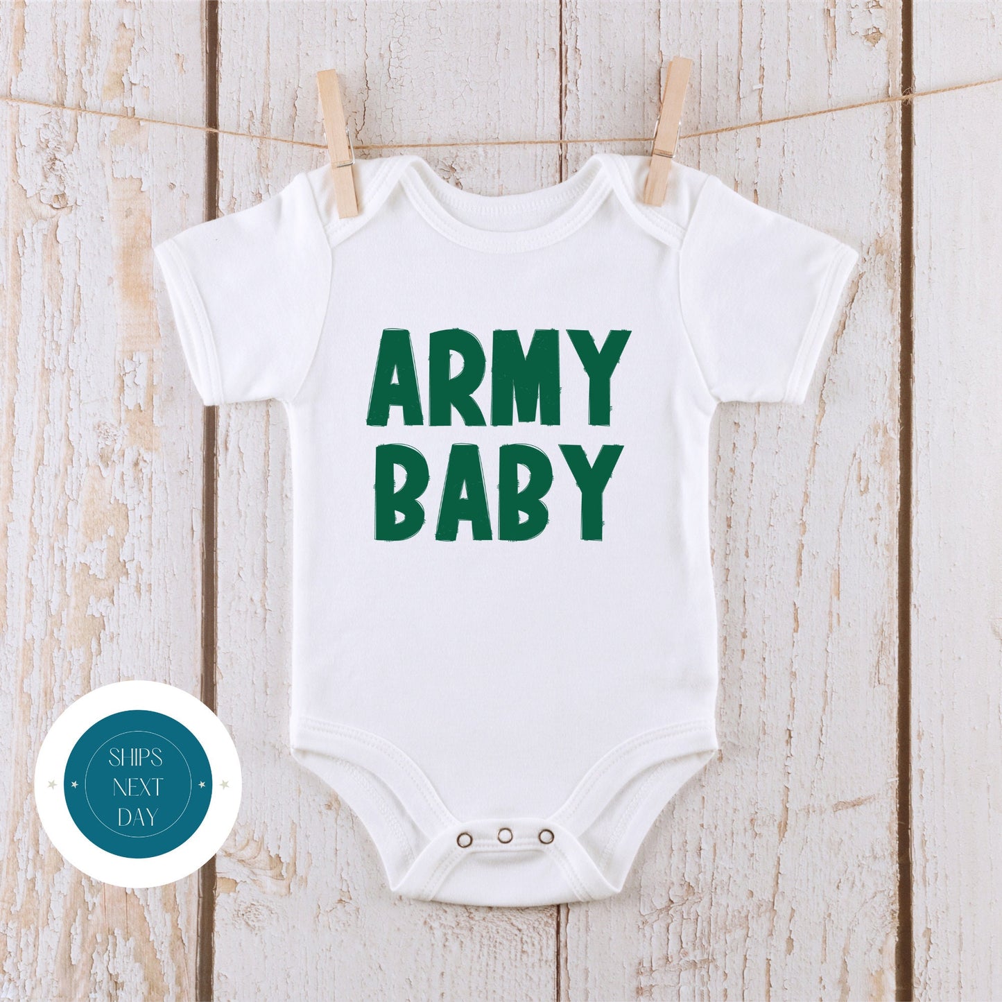 Army Baby Onesie | Custom Kids Tshirt | Military Onesie