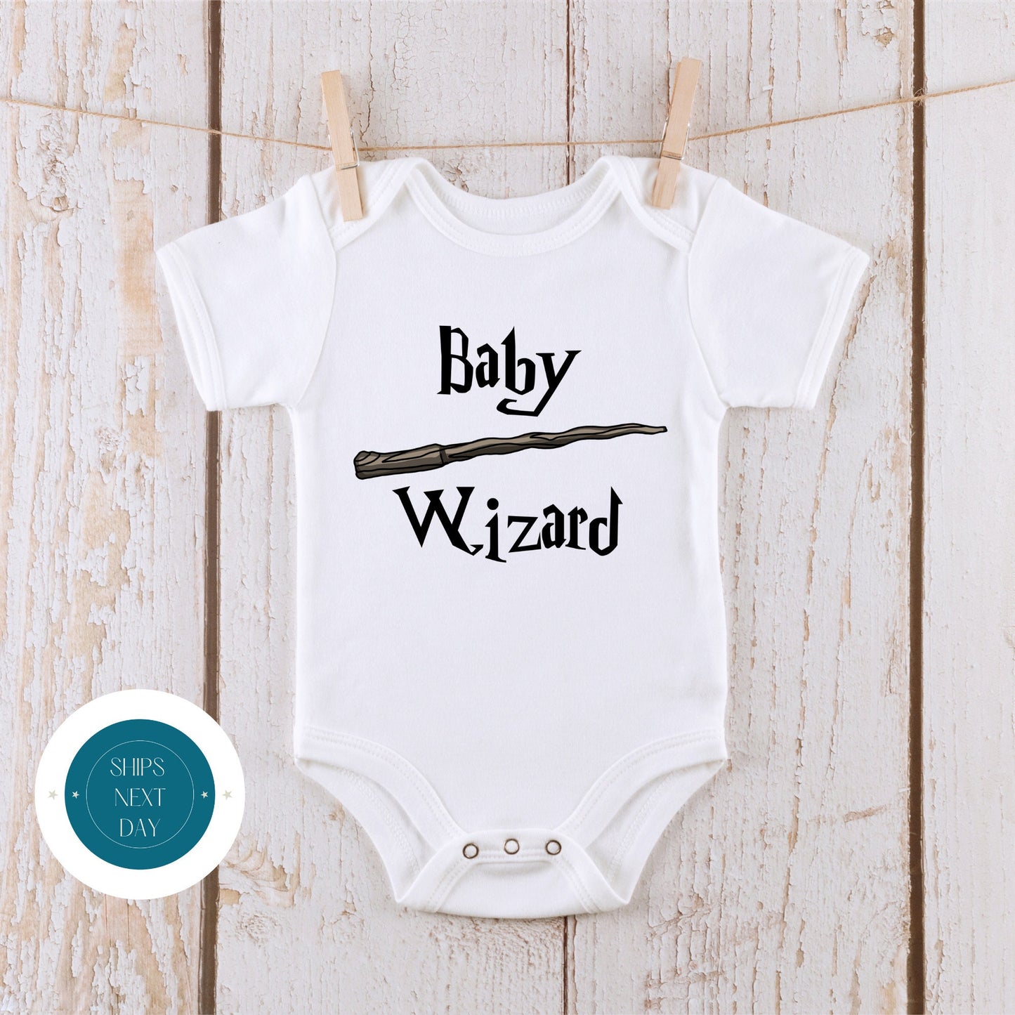 Baby Wizard Baby Onesie | Cute Baby Onesie | Custom T Shirt | Harry Potter Onesie