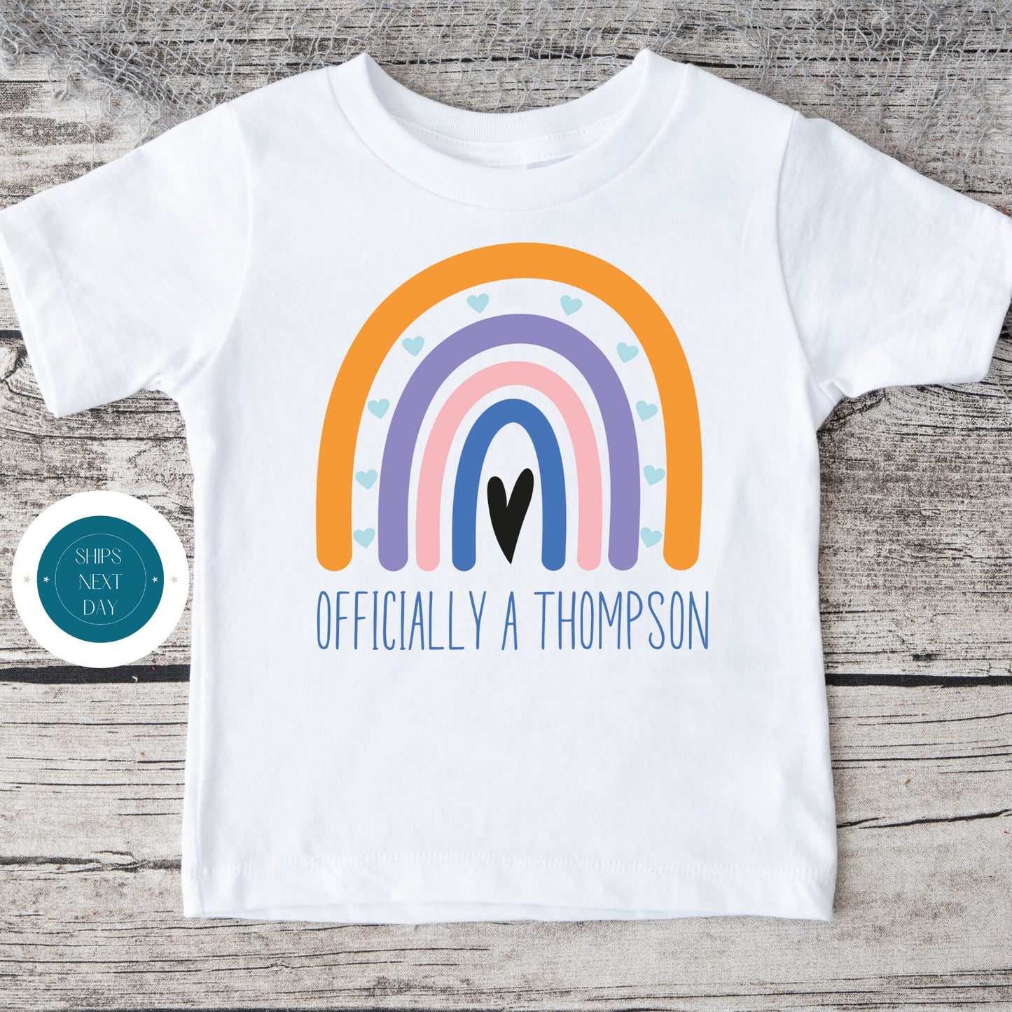 Officially a "Custom" Baby Onesie | Custom Kids Tshirt | Adoption Gotcha Onesie