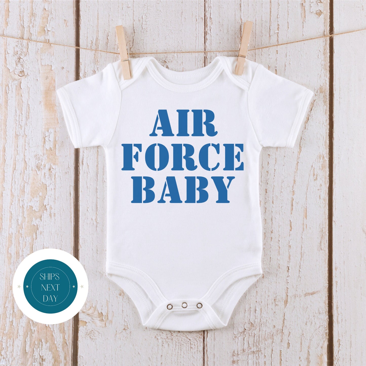 Air Force Baby Onesie | Custom Kids Tshirt | Military Onesie