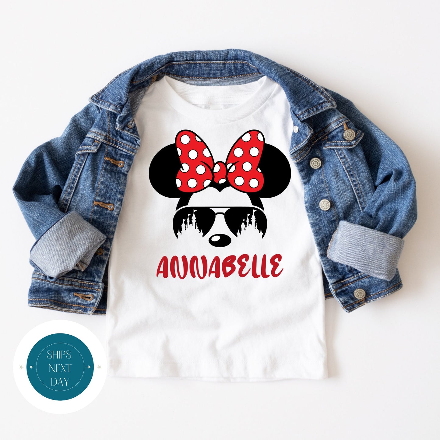 Minnie Ears Castle Onesie | Custom Baby Onesie | Minnie Ears Custom Tshirt