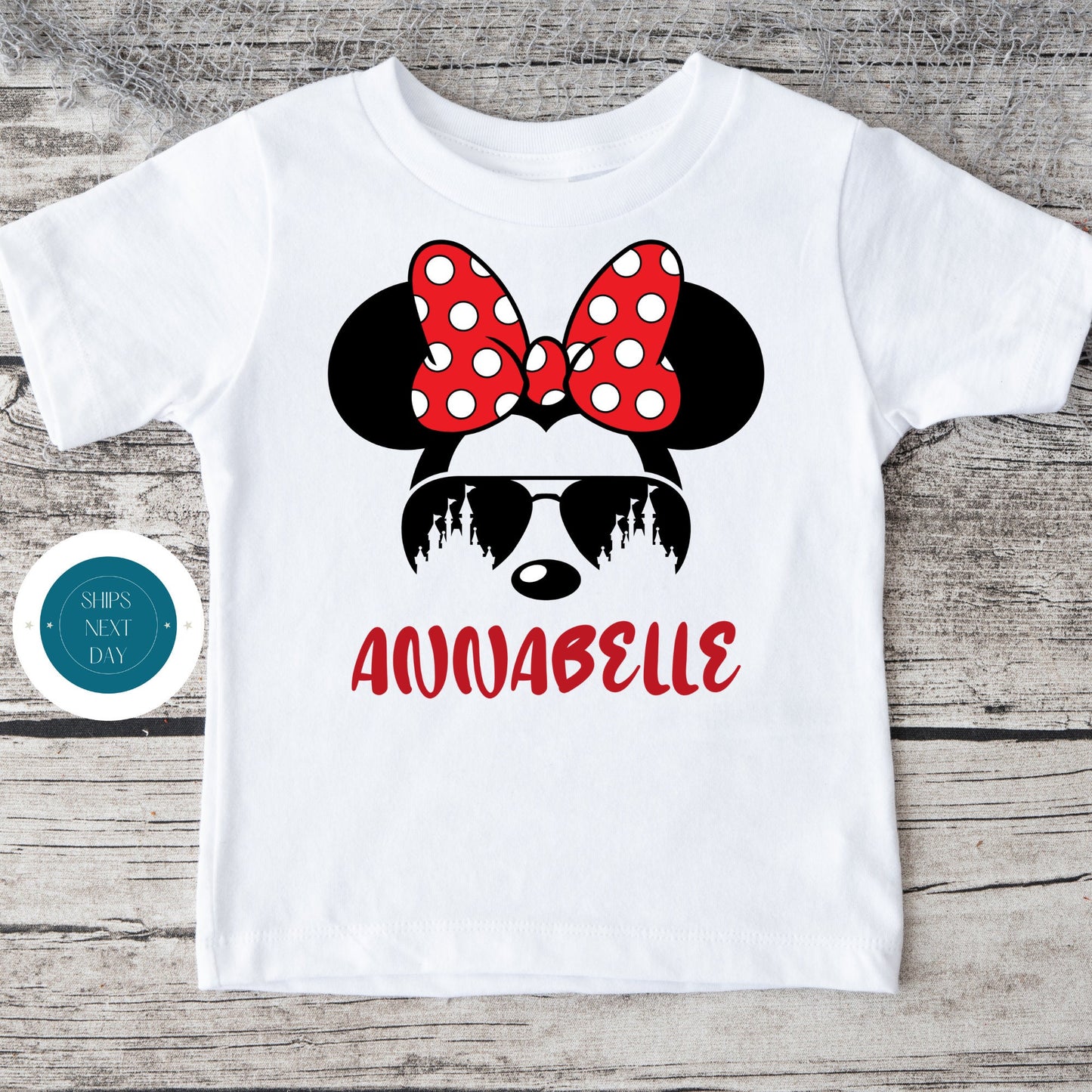 Minnie Ears Castle Onesie | Custom Baby Onesie | Minnie Ears Custom Tshirt