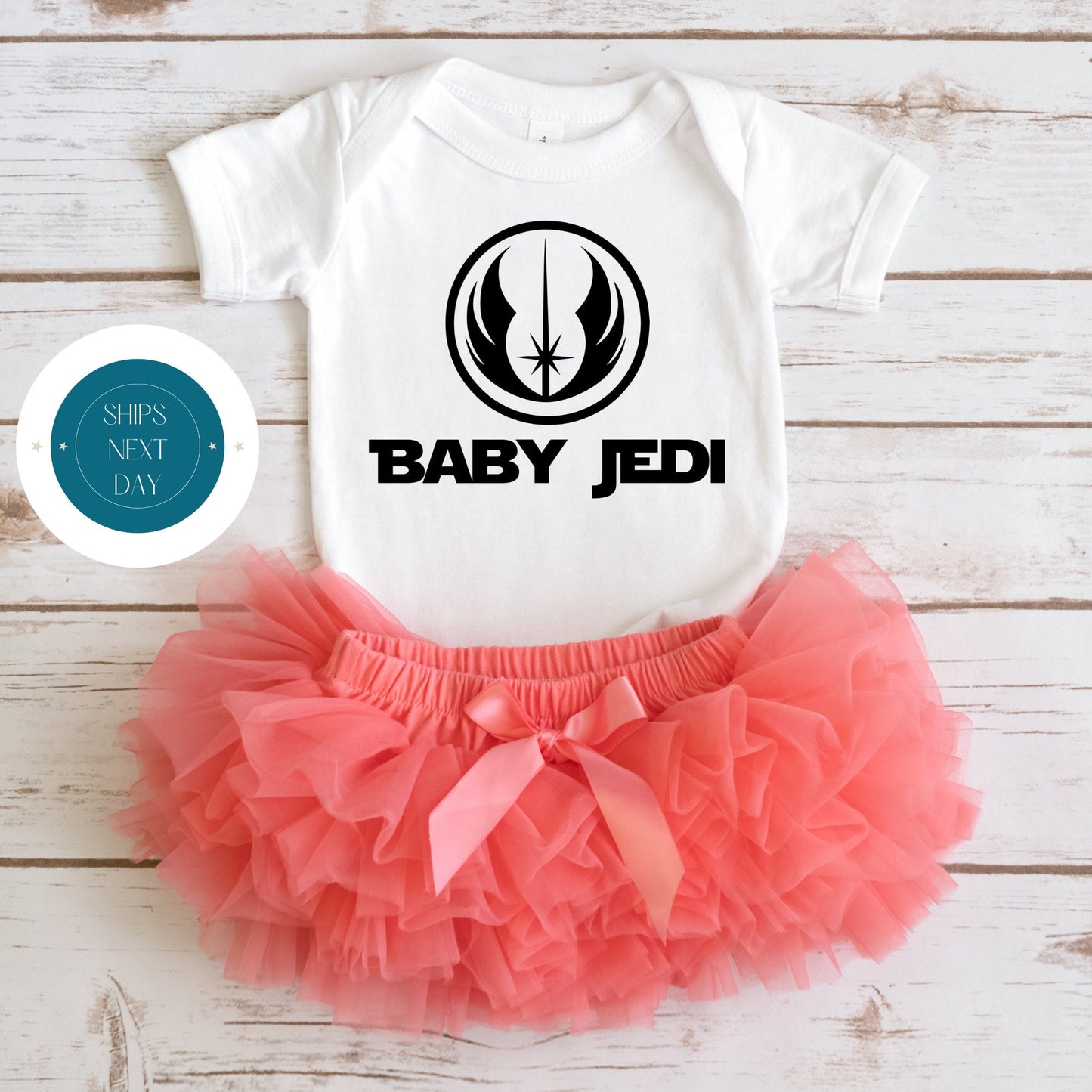 Baby Jedi Onesie | Custom Baby Onesie | Star Wars Custom Tshirt