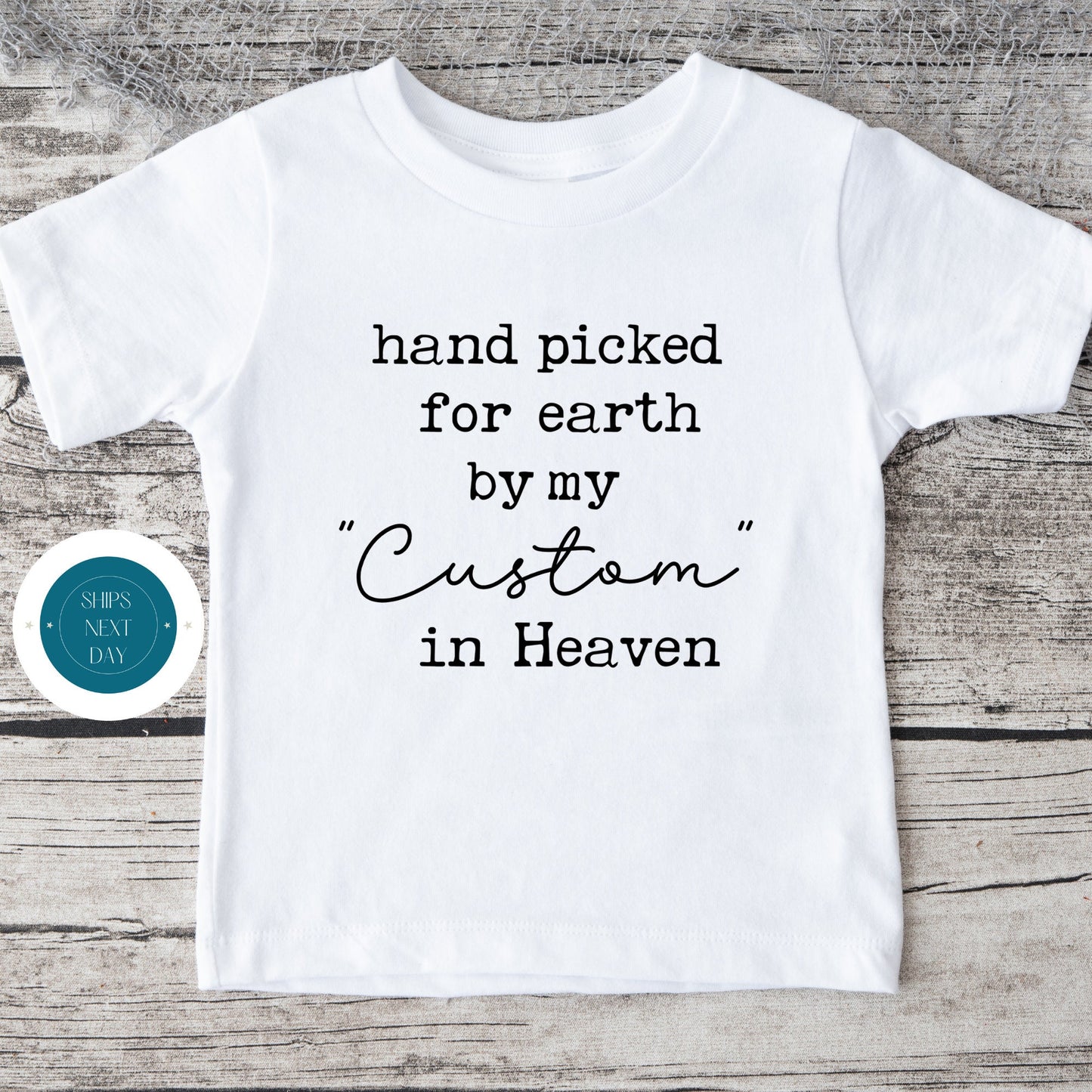 Hand Picked For Earth Custom Onesie | Sweet Baby Onesie | Baby Shower Gift | Family Onesie