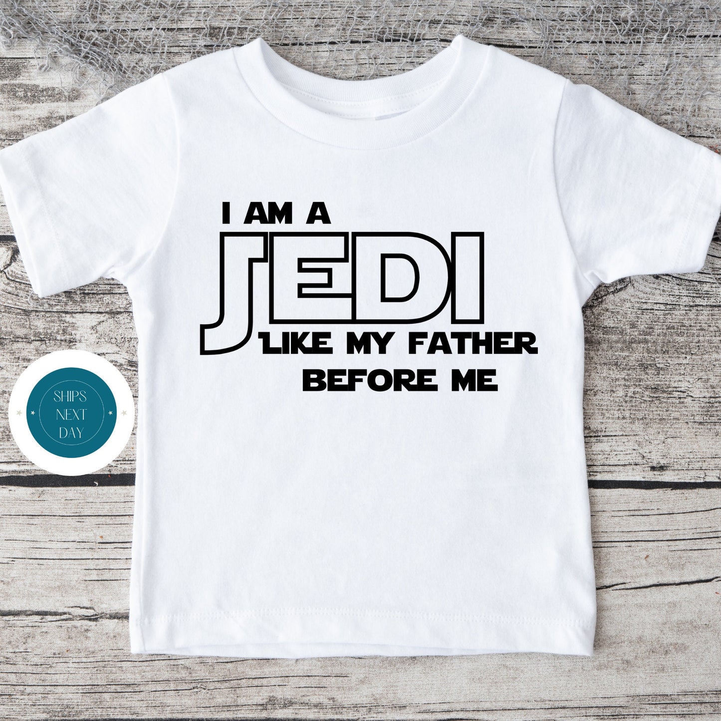 I am a Jedi Onesie | Custom Baby Onesie | Star Wars Custom Tshirt