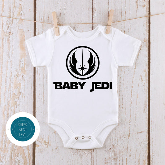 Baby Jedi Onesie | Custom Baby Onesie | Star Wars Custom Tshirt