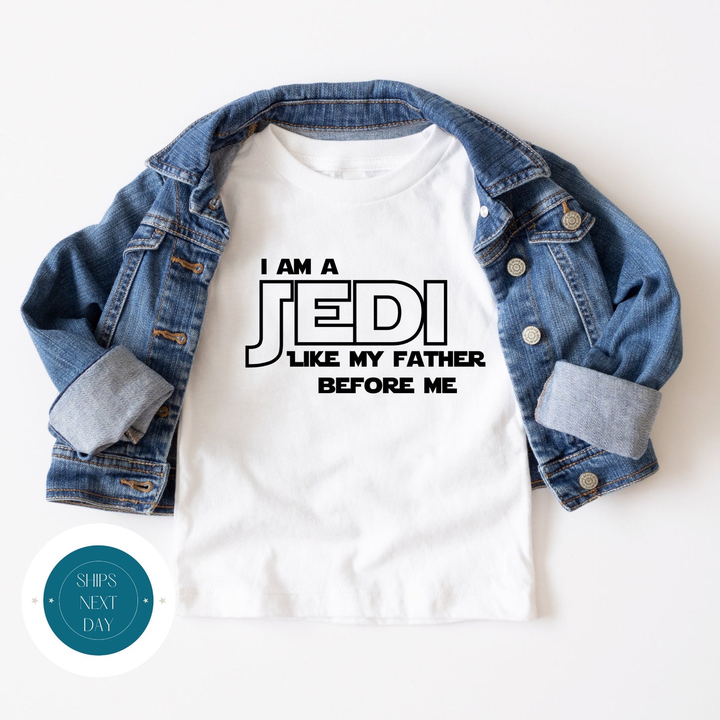 I am a Jedi Onesie | Custom Baby Onesie | Star Wars Custom Tshirt