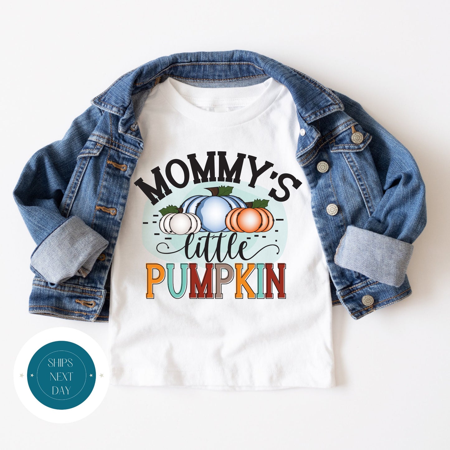 Mommys Little Pumpkin Tshirt | Fall Pumpkin Kids Tshirt | Fall Cute Onesie