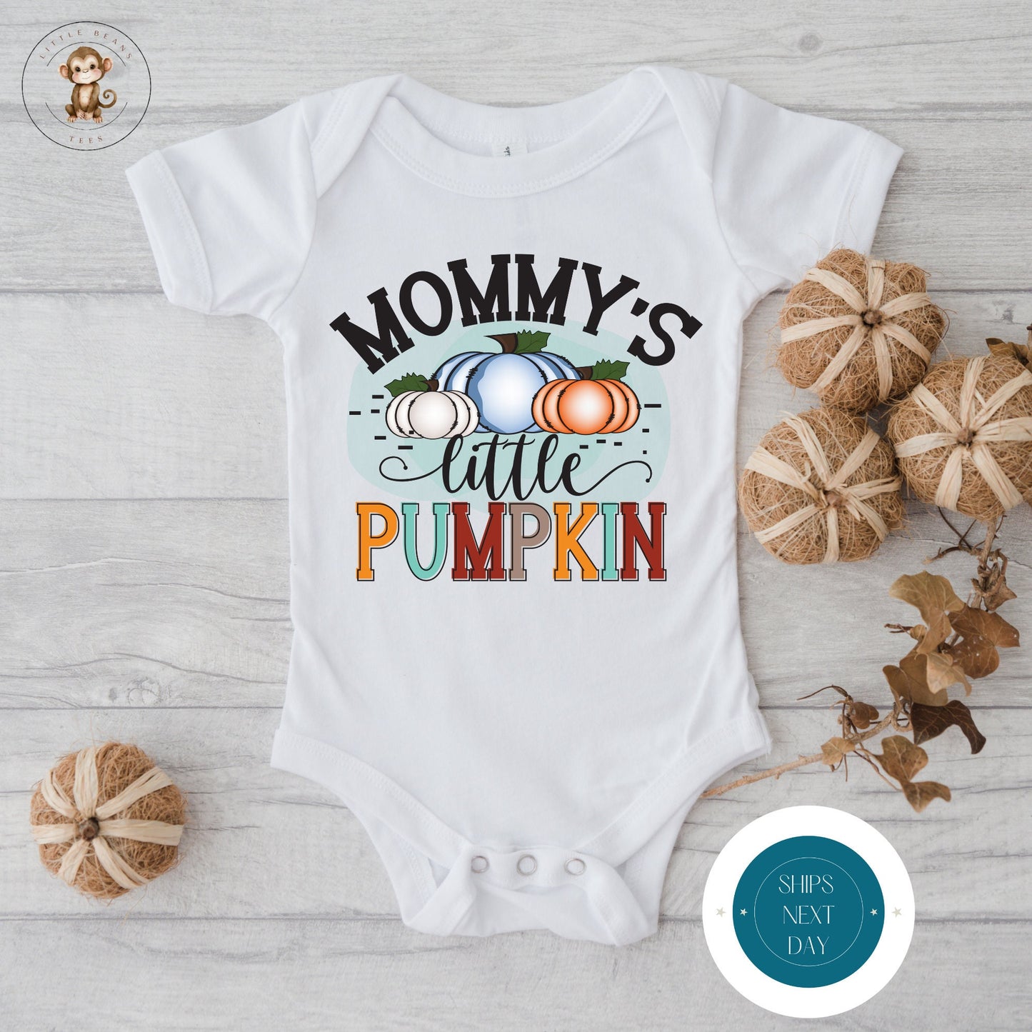 Mommys Little Pumpkin Tshirt | Fall Pumpkin Kids Tshirt | Fall Cute Onesie