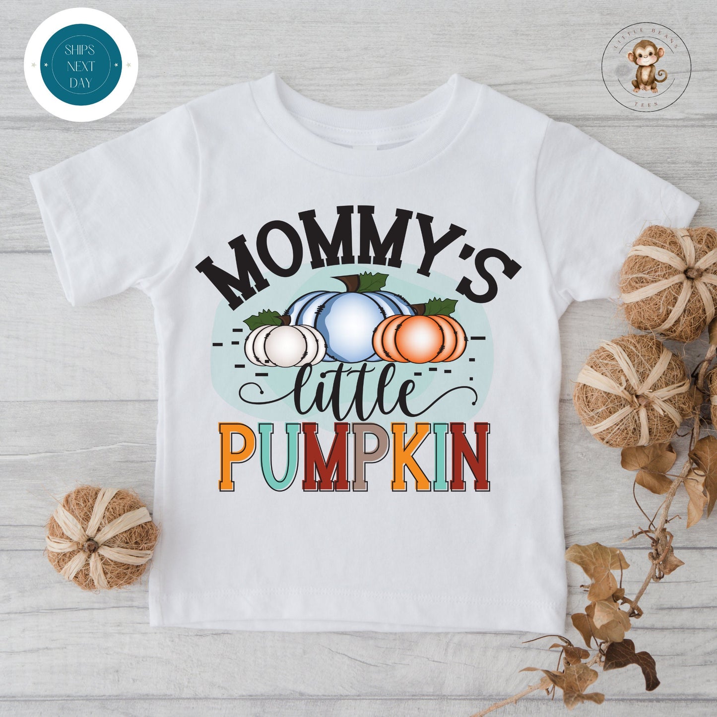 Mommys Little Pumpkin Tshirt | Fall Pumpkin Kids Tshirt | Fall Cute Onesie