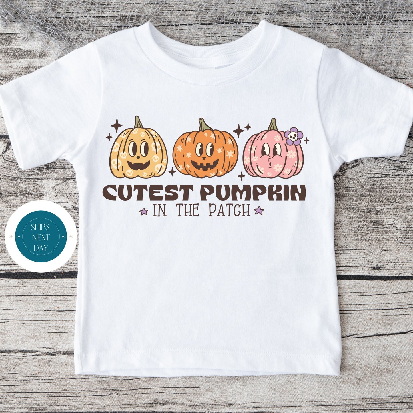 Cutest Pumpkin in the Patch Onesie | Custom Kids Tshirt | Cute Baby Pumpkin Onesie