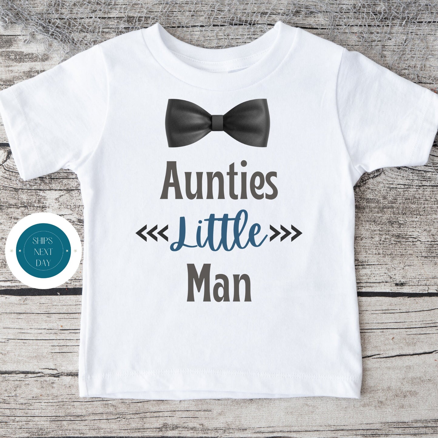 Aunties Little Man Onesie | Funny Cute Onesie | Cute Baby Shower Gift | Aunt Gift