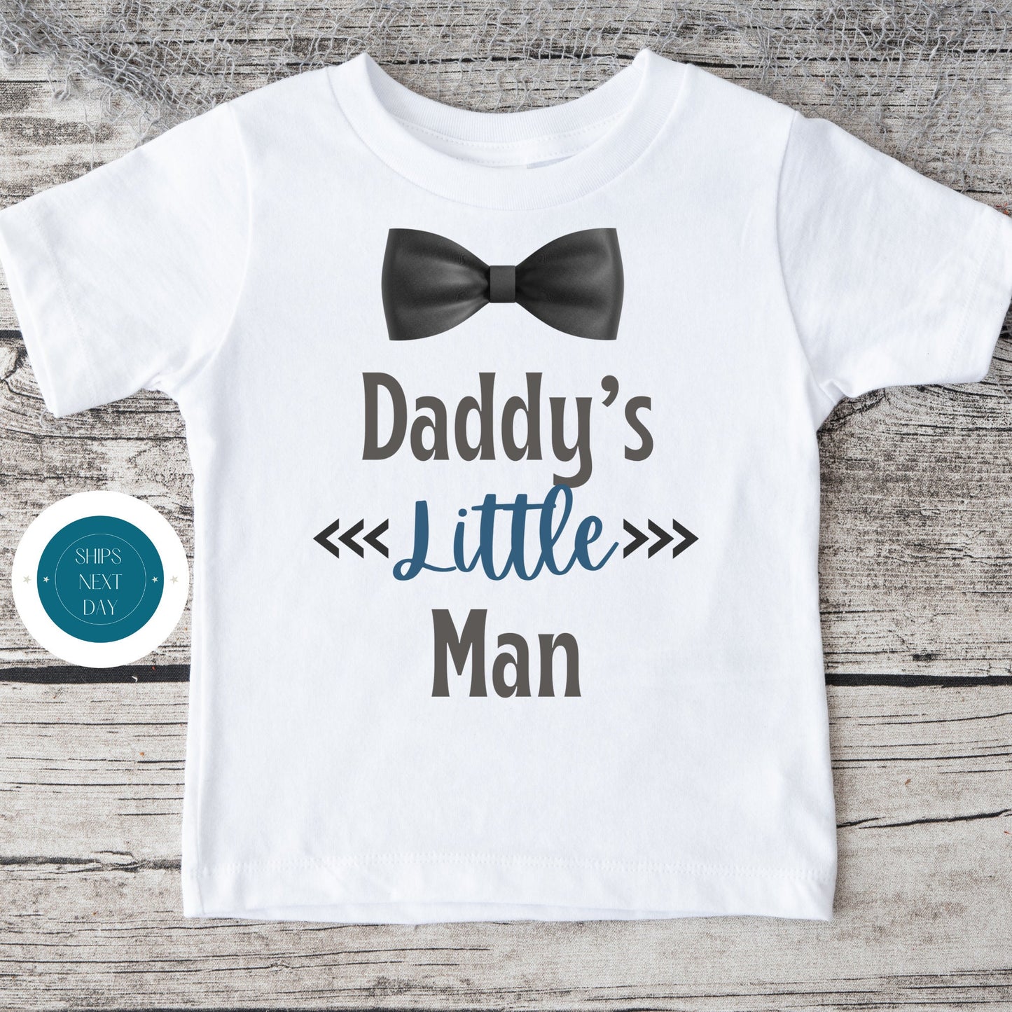 Daddys Little Man Onesie | Funny Cute Onesie | Cute Baby Shower Gift | Daddy Gift