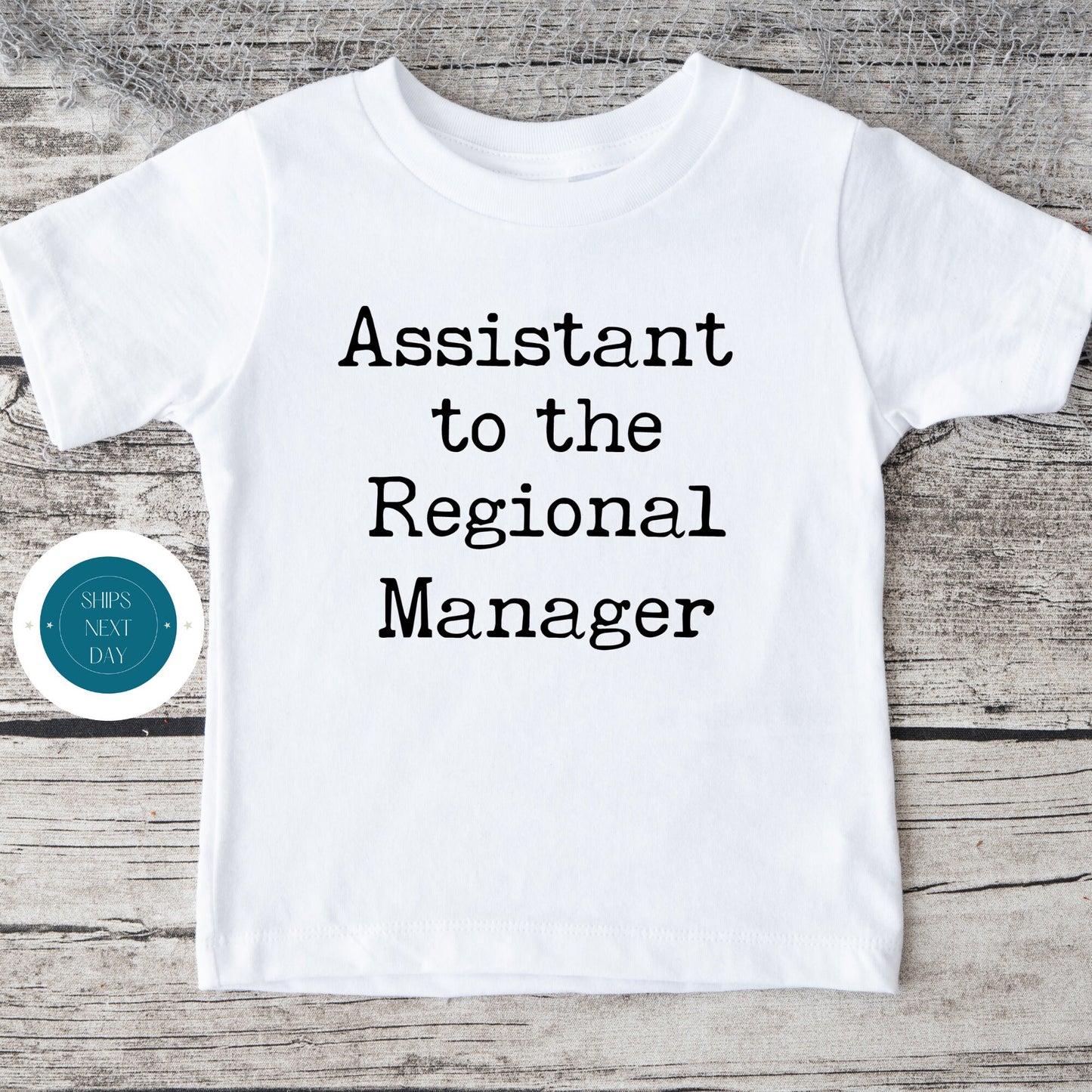 Assistant to the Regional Manager Onesie | Funny Cute Onesie | Cute Baby Shower Gift | Dwight Office Onesie