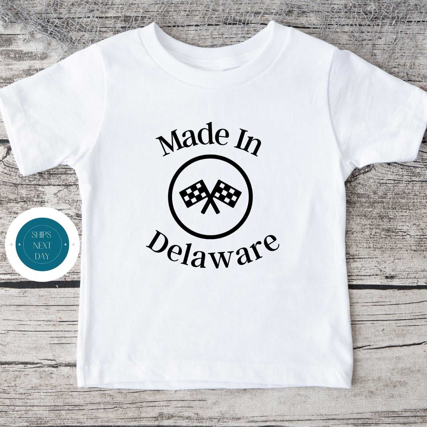 Made in Delaware Onesie | State Baby Onesie | Cute Baby Shower Gift | Long Distance Baby Gift