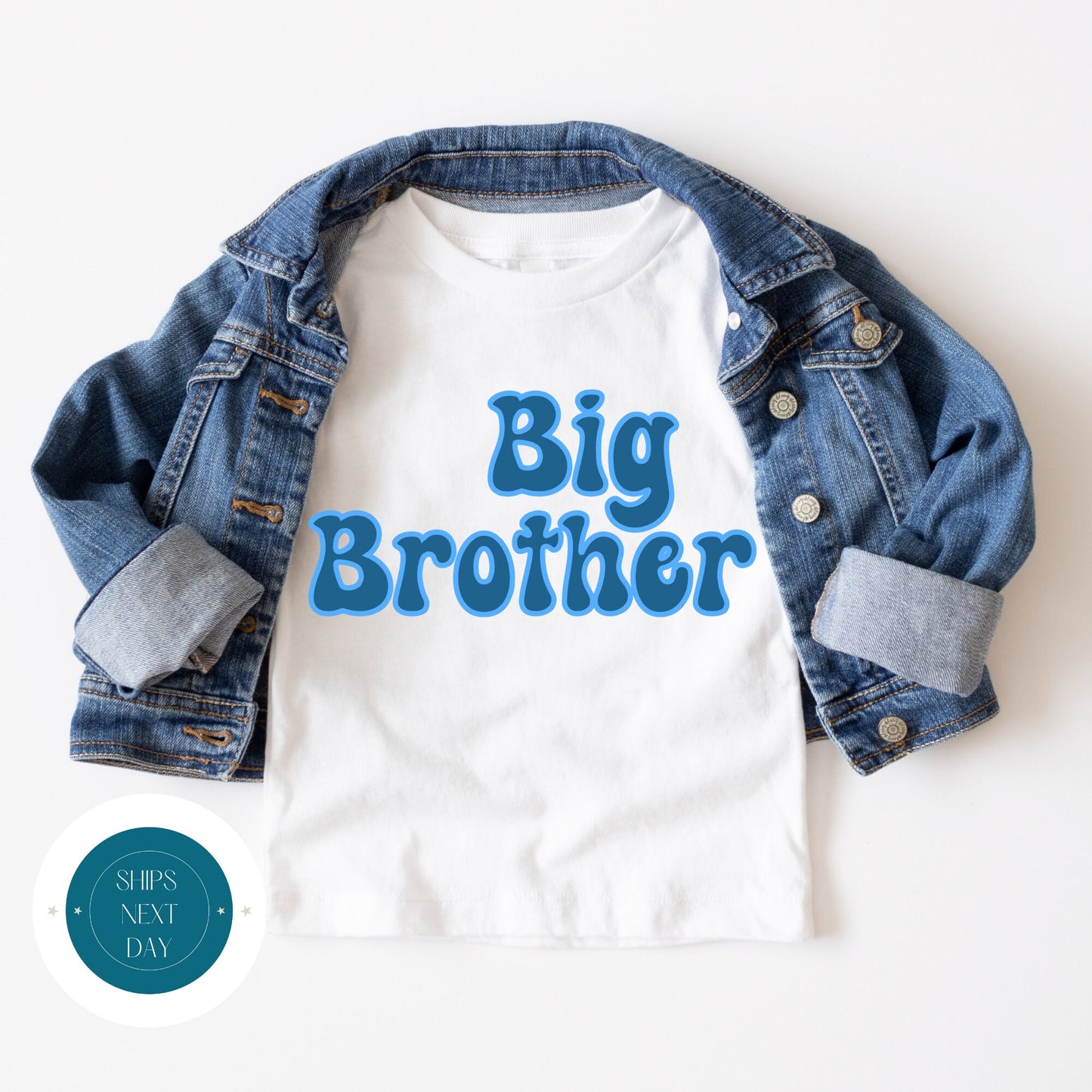 Big Brother Kids Onesie | Custom Kids Onesie | Retro Big Brother Bodysuit