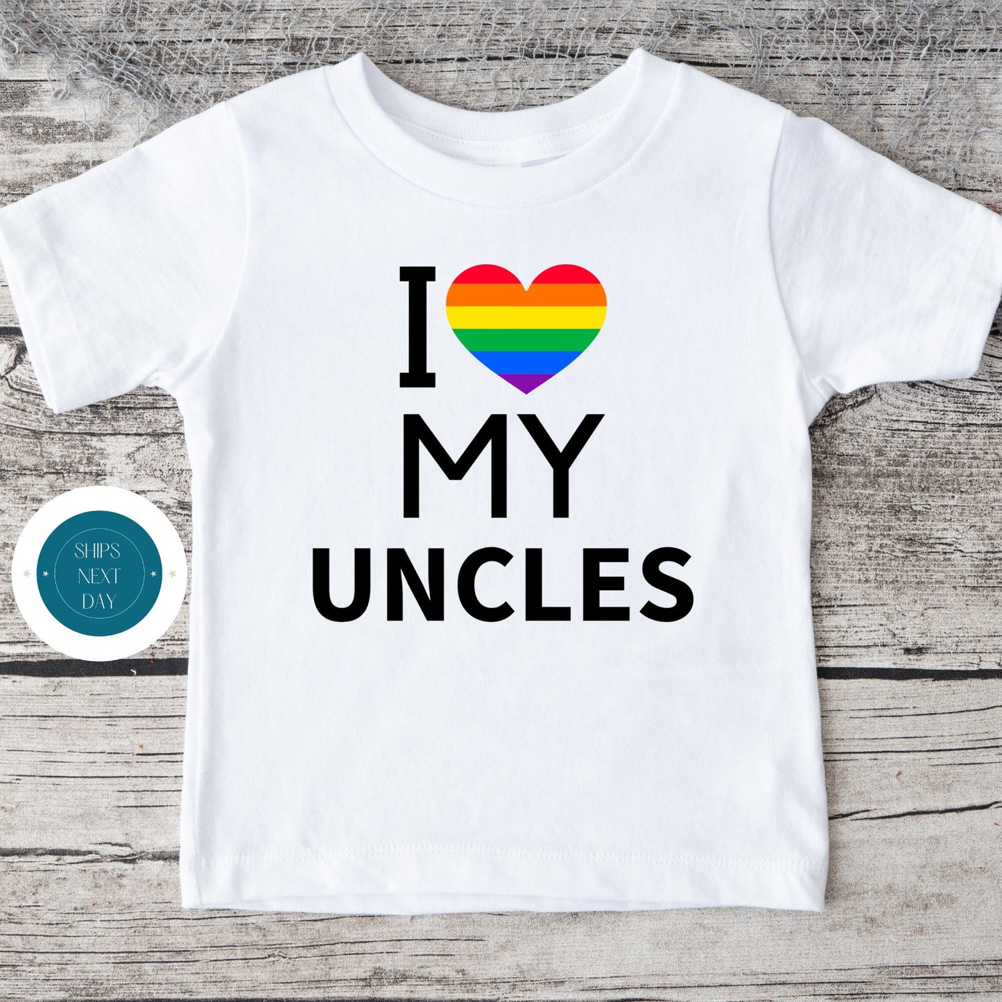 I Love My Uncles Onesie | Family Baby Onesie | Baby Shower Gift | Uncles Bodysuit