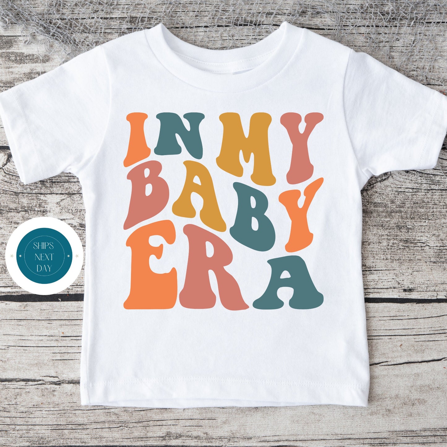 In My Baby Era Retro Natural Baby Onesie | Kids Tshirt | Custom Baby Bodysuit | Cute Taylor Onesie