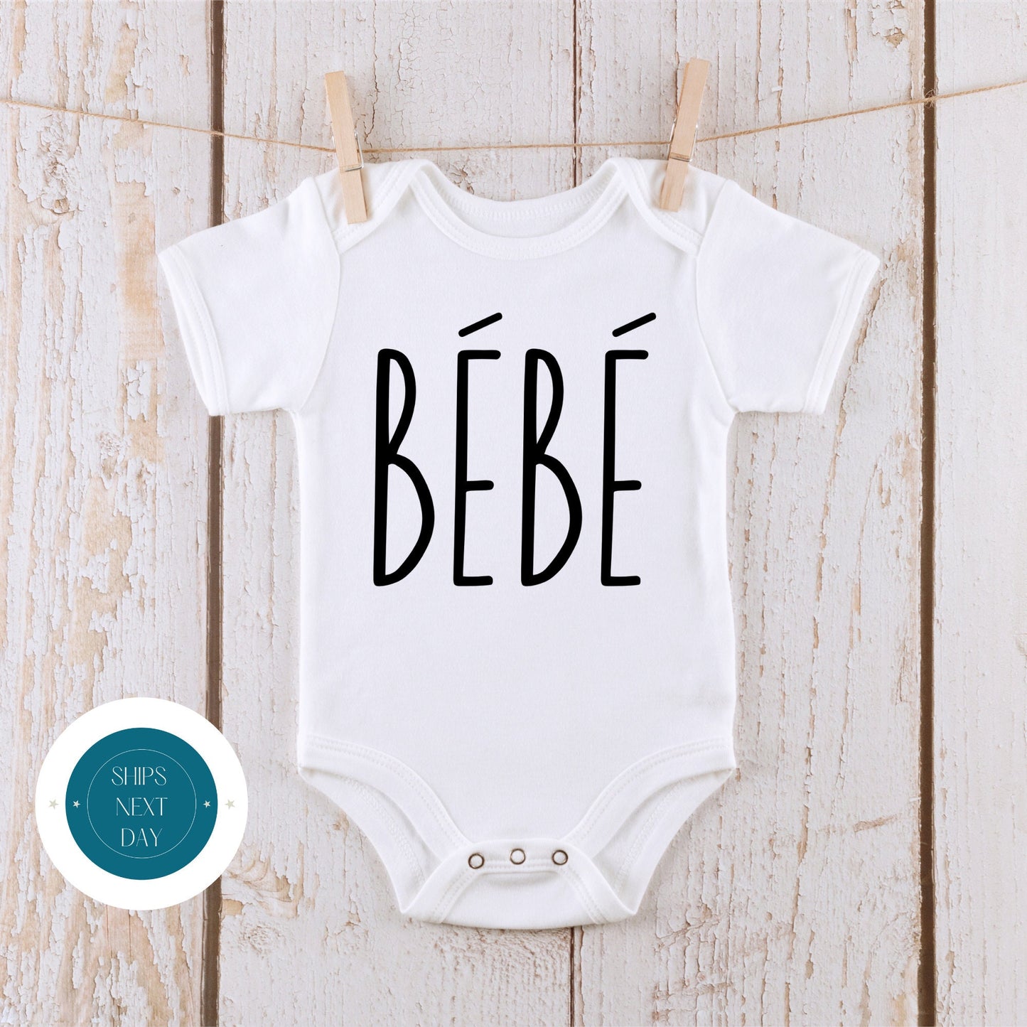 Bebe Natural Baby Onesie | Cute Kids Tshirt | Baby Shower Gift | New Parent Gift