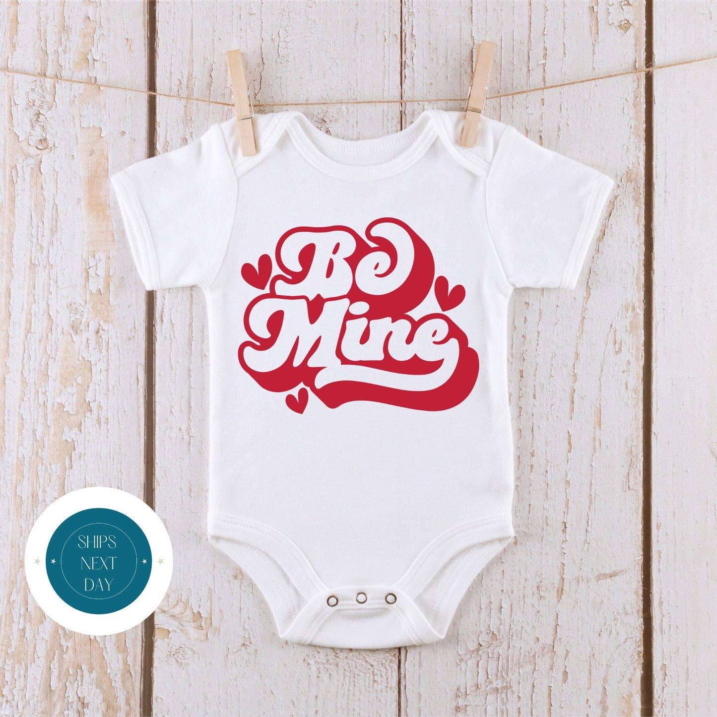 Be Mine Baby Onesie | Valentine Kids Tshirt | Custom Holiday Baby Bodysuit