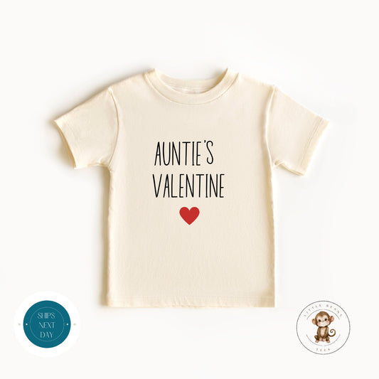 Aunties Valentine Kids Tshirt | Valentine Baby Onesie | Baby Shower Gift | Valentines Day Tee