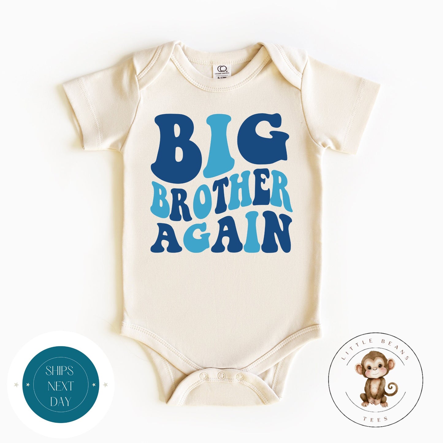 Big Brother Again Kids Tshirt | Big Brother Tshirt | Brother Onesie® | Big Brother Tee