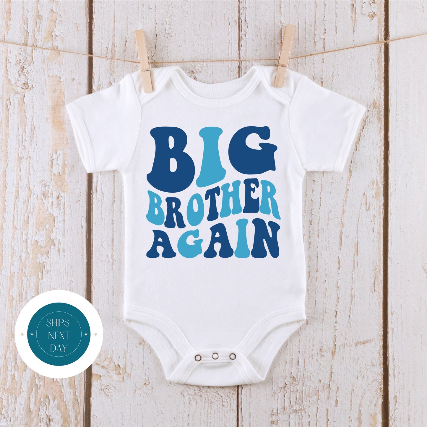 Big Brother Again Kids Tshirt | Big Brother Tshirt | Brother Onesie® | Big Brother Tee