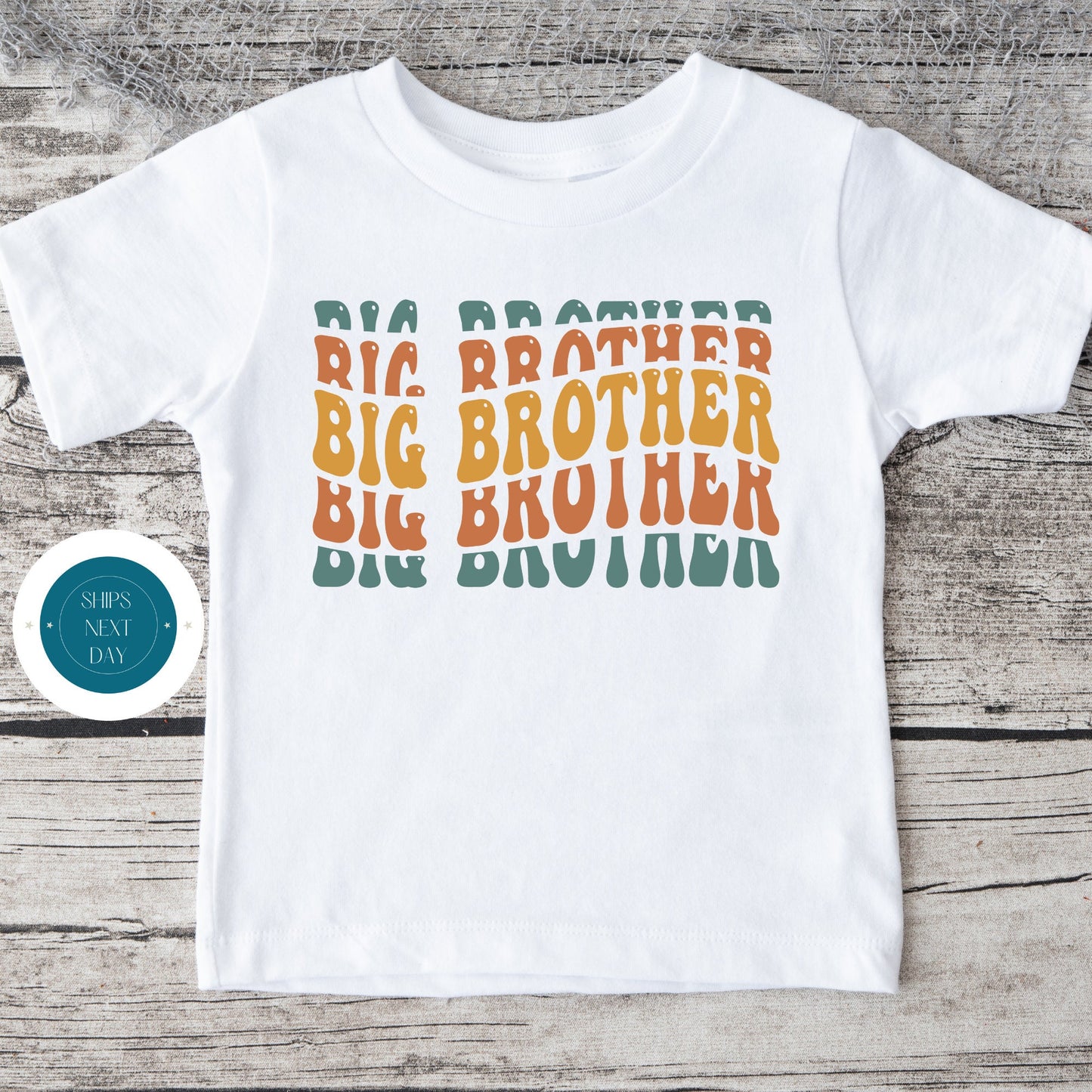 Big Bother Stack Baby Onesie | Brother Tshirt | Custom Baby Bodysuit | Big Brother Tee