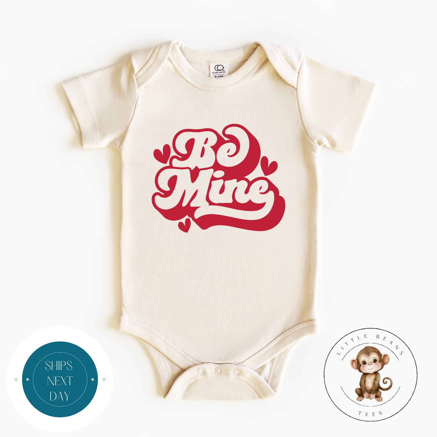 Be Mine Baby Onesie | Cute Valentine Kids Tshirt | Custom Holiday Baby Bodysuit