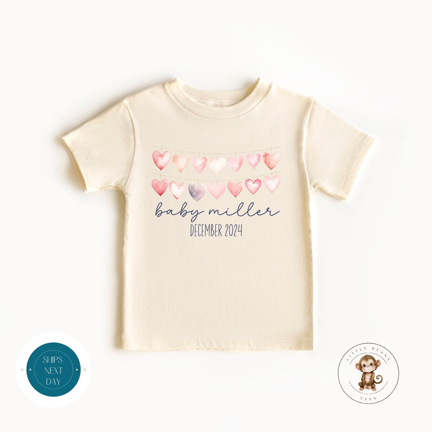 Baby announcement Reveal Onesie