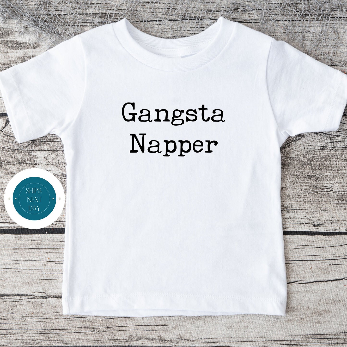 Gansta Napper Funny Baby Onesie® | Cute Kids Tshirt | Baby Shower Gift | New Parent Gift