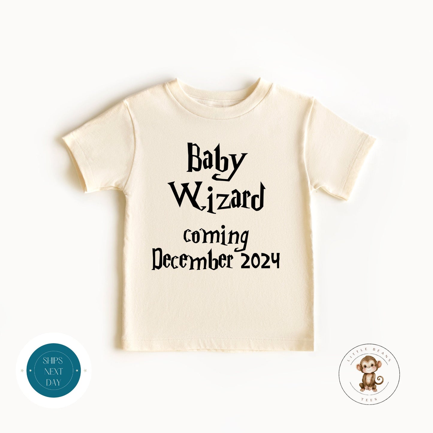 A Wizard is Coming Personalized Baby Onesie | Cute Baby Onesie | Baby Announcement | Harry Potter Onesie